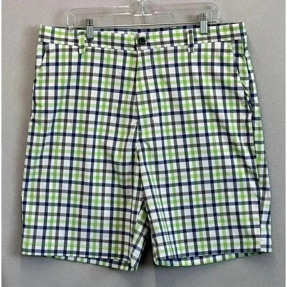 CHAPS GOLF 78 Men's Size 36 Plaid Multicolor UPF 50+ Moisture Shorts